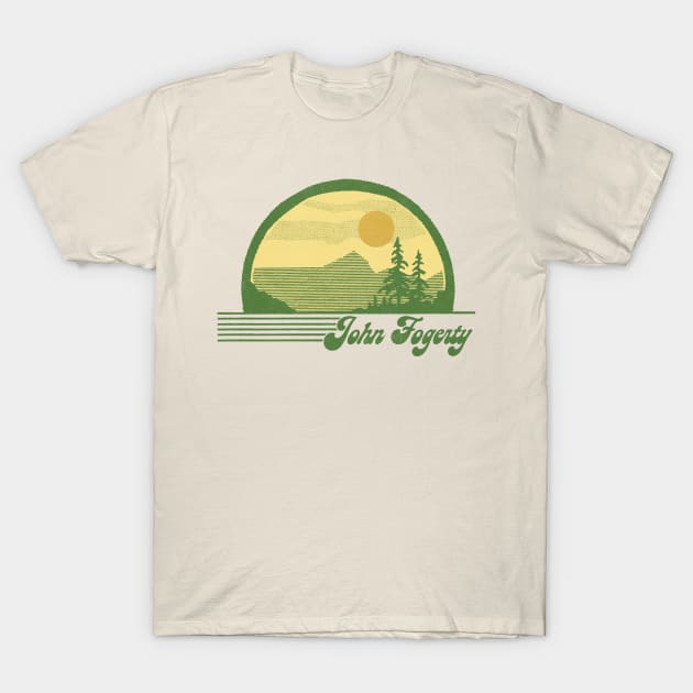 John Fogerty / Retro Style Country Fan Design T-Shirt by DankFutura
